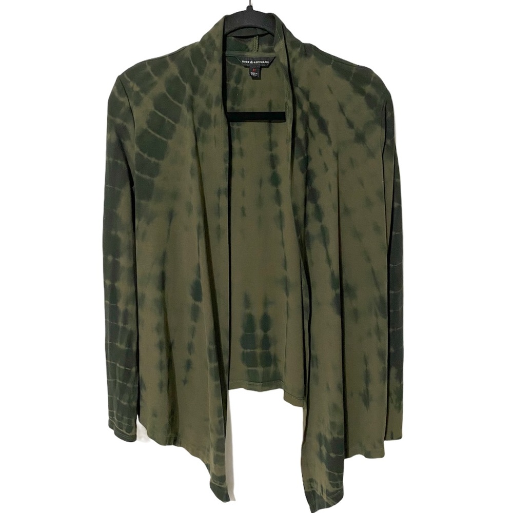 Rock & Republic Tie-dye Open Cardigan